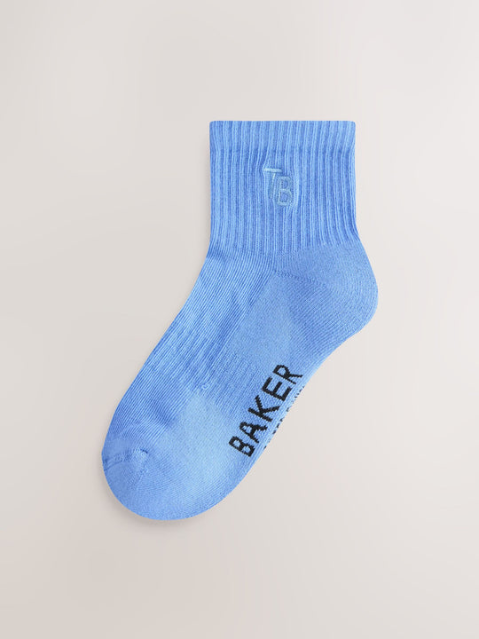 Baker by Ted Baker Ribbed Cushioned Sole Socks 6 Pack