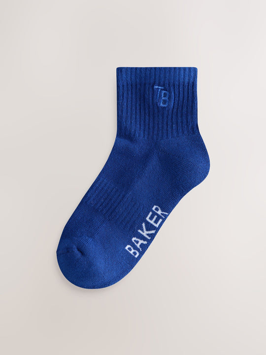 Baker by Ted Baker Ribbed Cushioned Sole Socks 6 Pack