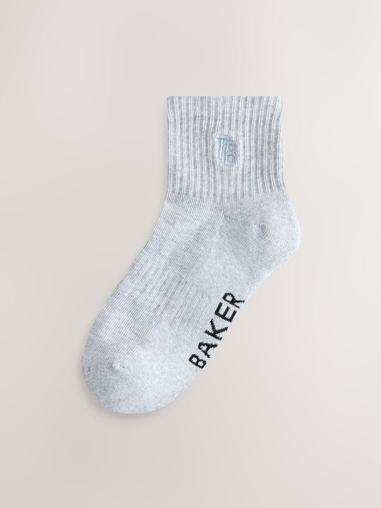 Baker by Ted Baker Ribbed Cushioned Sole Socks 6 Pack