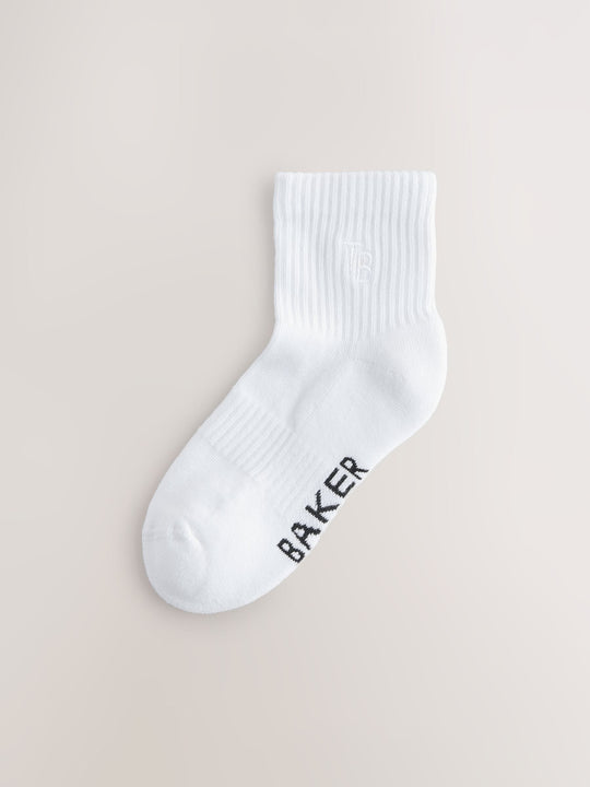 Baker by Ted Baker Ribbed Cushioned Sole Socks 6 Pack