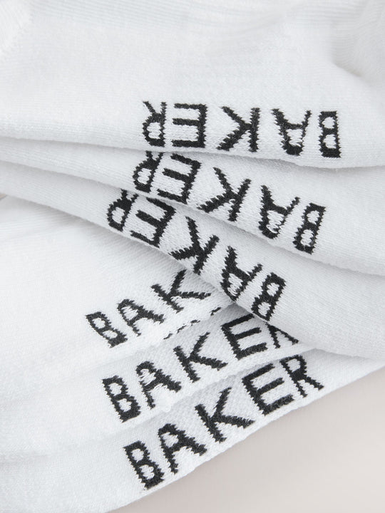 Baker by Ted Baker Ribbed Cushioned Sole Socks 6 Pack