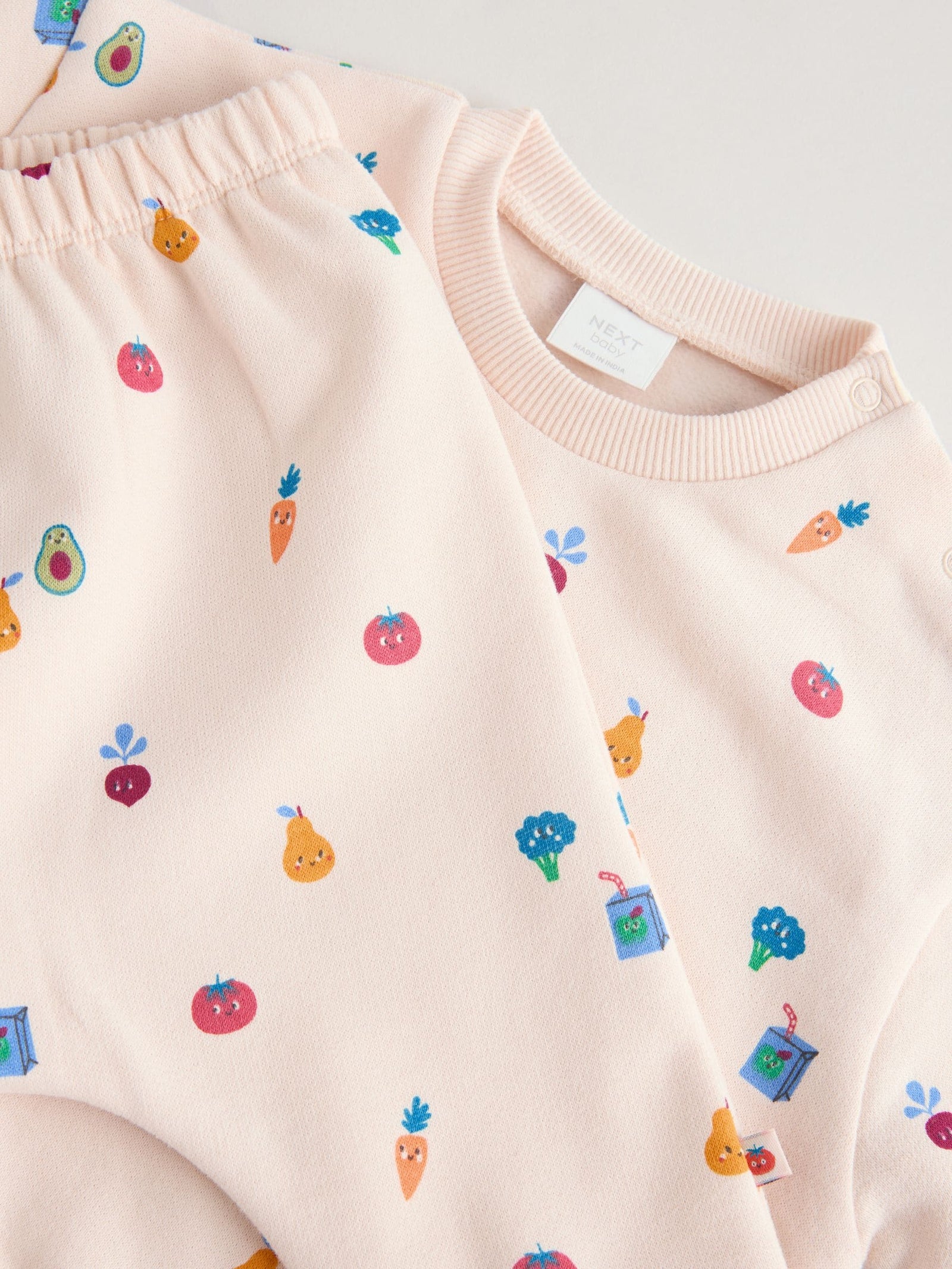 Bright Veg Print Sweat Top and Joggers Baby Set (0mths-2yrs) (0mths-2yrs)