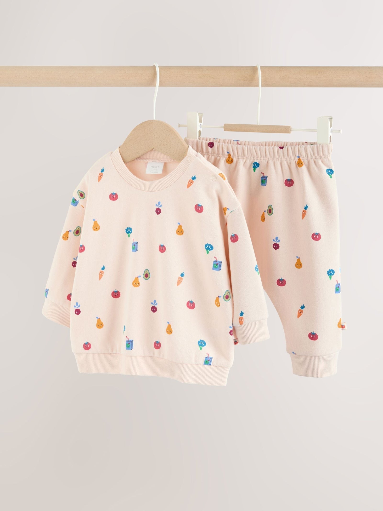 Bright Veg Print Sweat Top and Joggers Baby Set (0mths-2yrs) (0mths-2yrs)