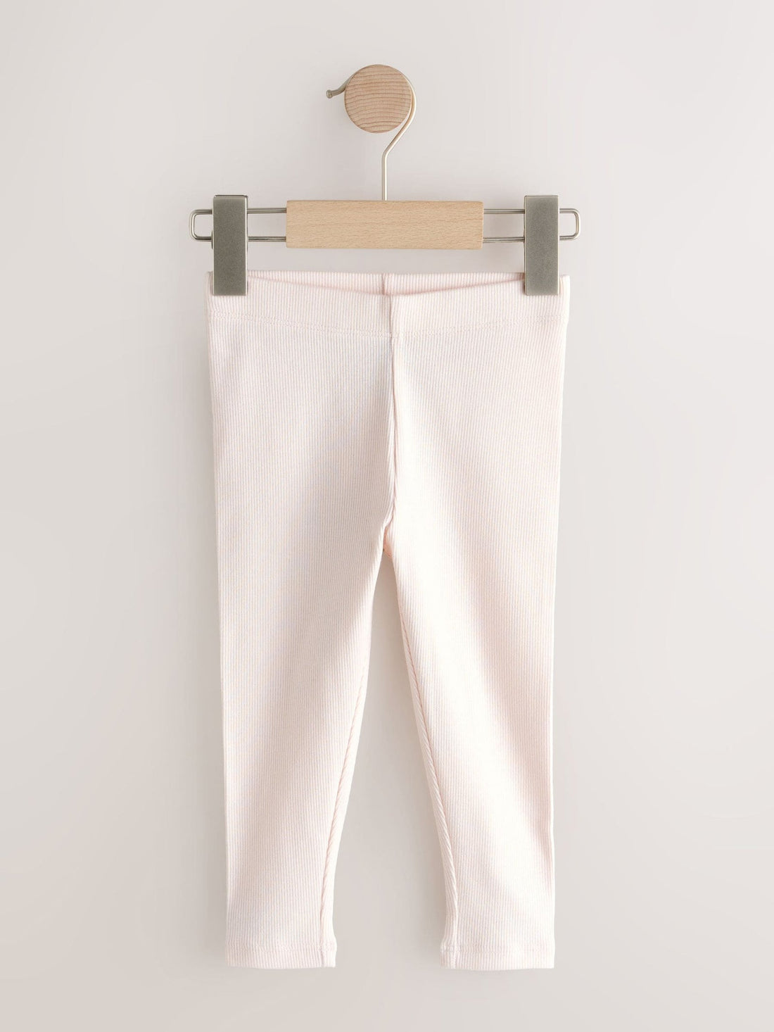 Pink Ribbed Leggings 5 Pack (3mths-7yrs)