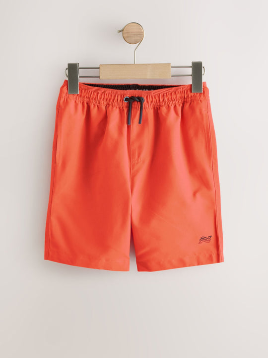 Orange Longer Length Swim Shorts (1.5-16yrs)