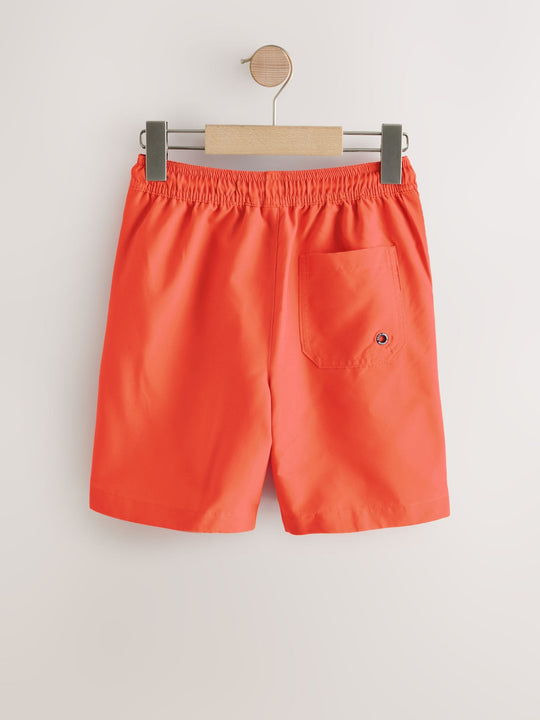 Orange Longer Length Swim Shorts (1.5-16yrs)