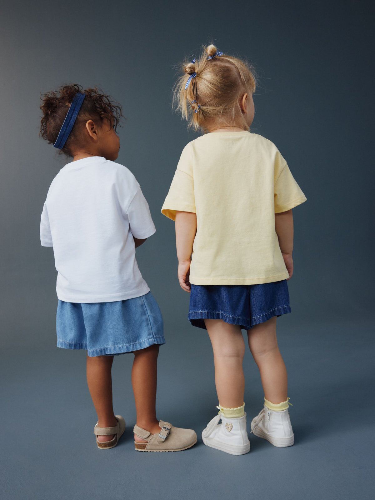 Blue Pullon Denim shorts 2 Pack (3mths-10yrs)