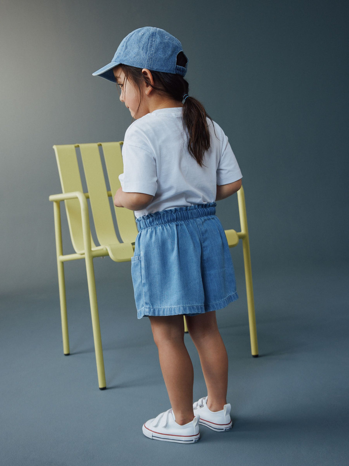 Mid Blue Denim Soft Denim Shorts (3mths-10yrs)