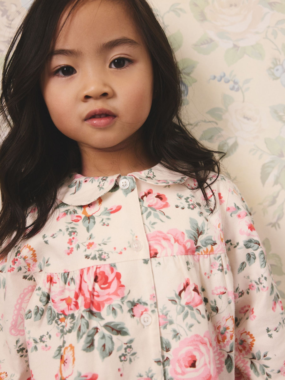 Ecru White Cath Kidston Woven Button Through Pyjamas