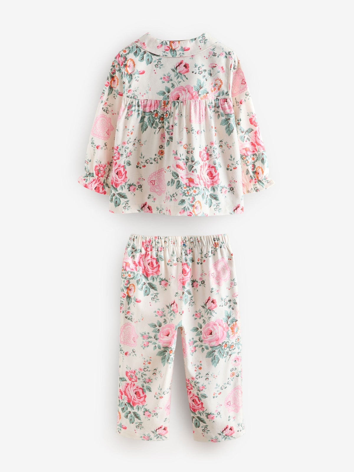 Ecru White Cath Kidston Woven Button Through Pyjamas