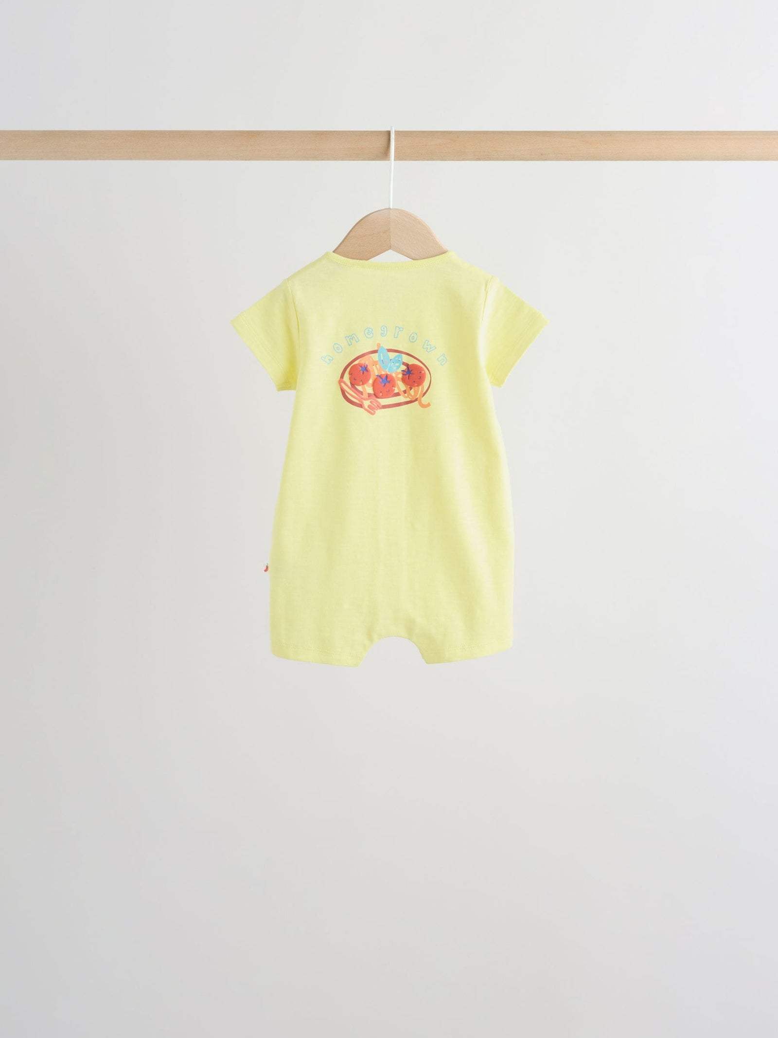 Tomato Print Jersey Baby Rompers 4 Pack