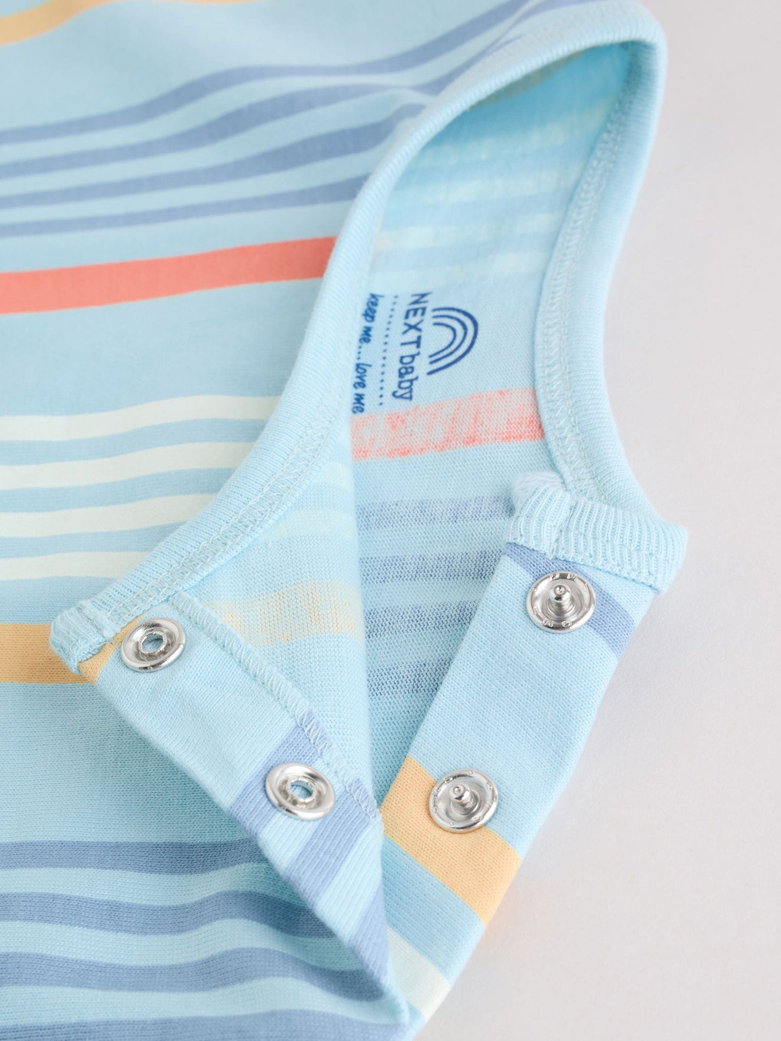 Coastal Crab Print Jersey Baby Rompers 4 Pack