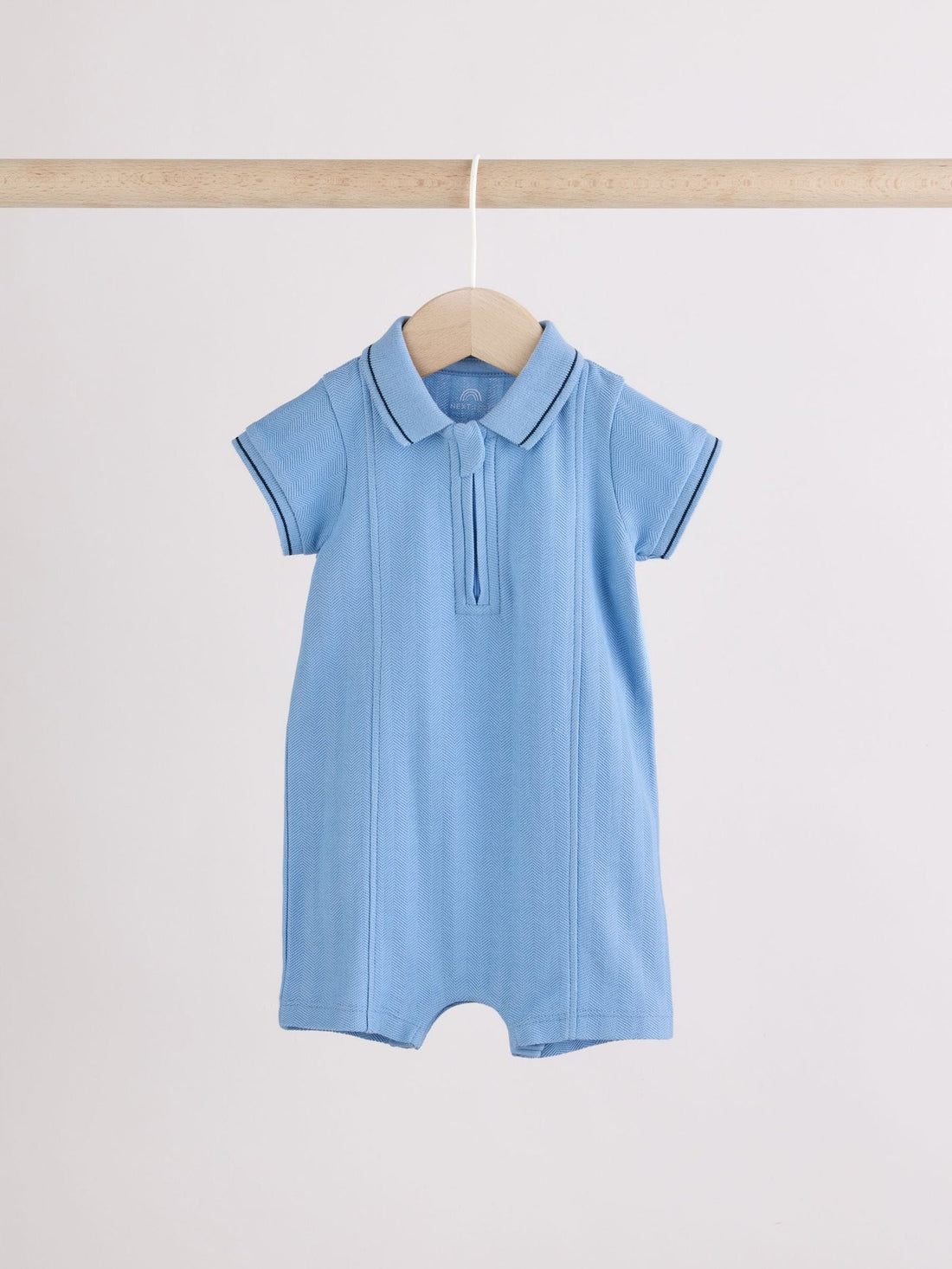 Blue/Green Smart Collar Baby Rompers 2 Pack
