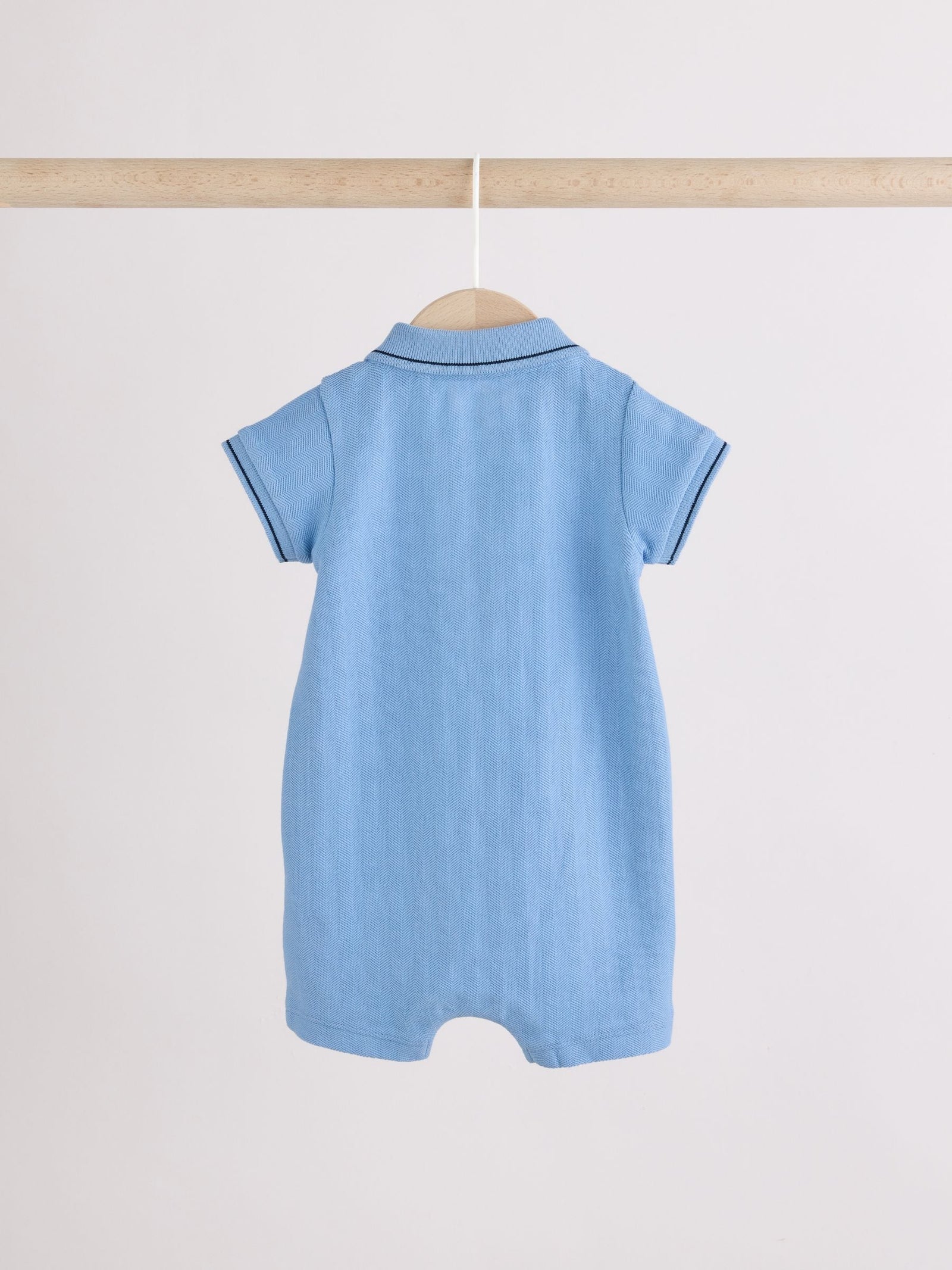 Blue/Green Smart Collar Baby Rompers 2 Pack