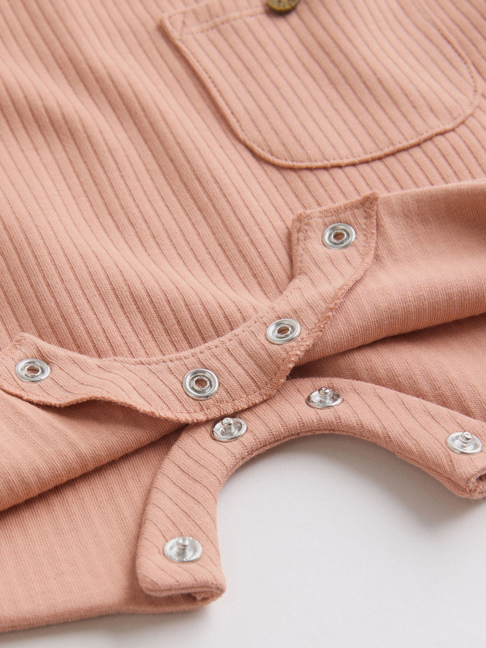 Orange Grandad Button Neck Baby Rompers 4 Pack