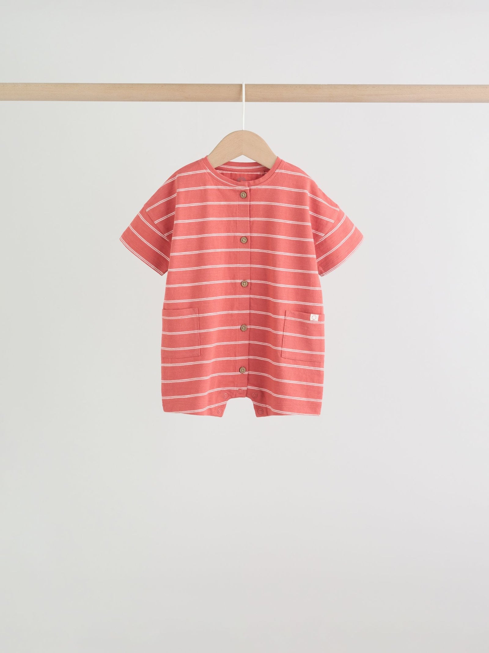 Stripe Jersey Baby Rompers 3 Pack
