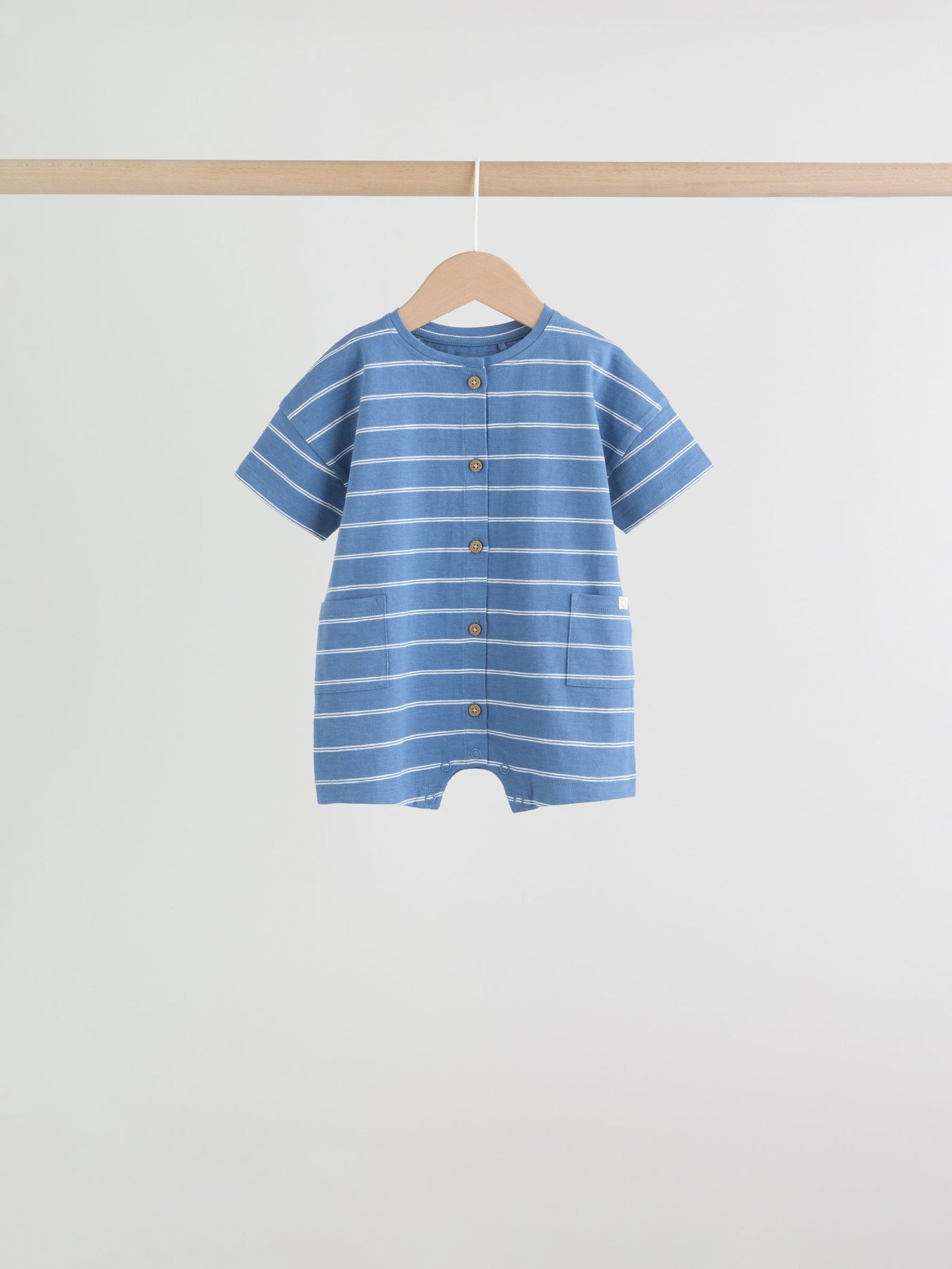 Stripe Jersey Baby Rompers 3 Pack