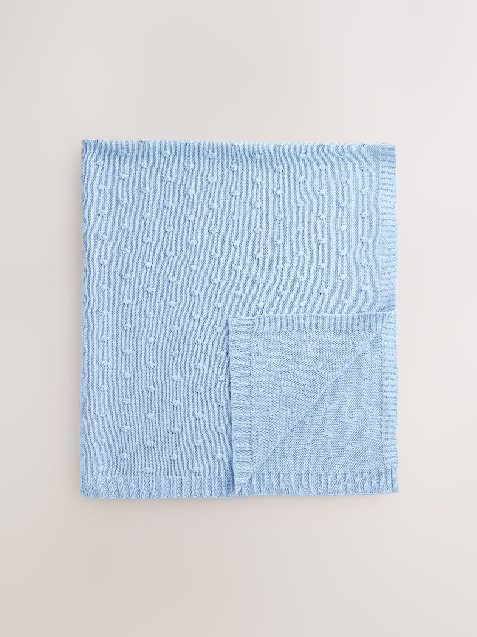 Blue Baby Bobble Blanket
