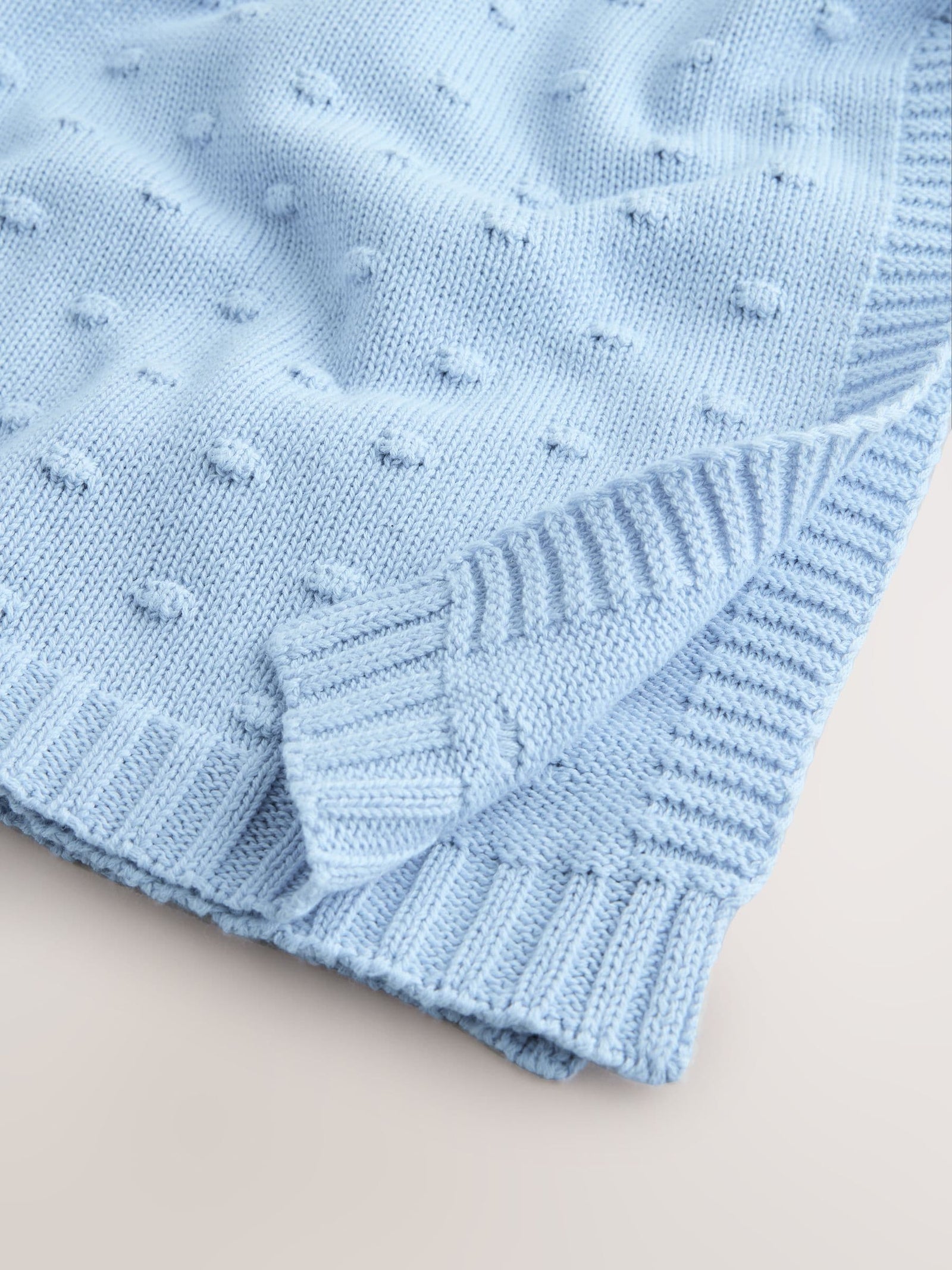 Blue Baby Bobble Blanket