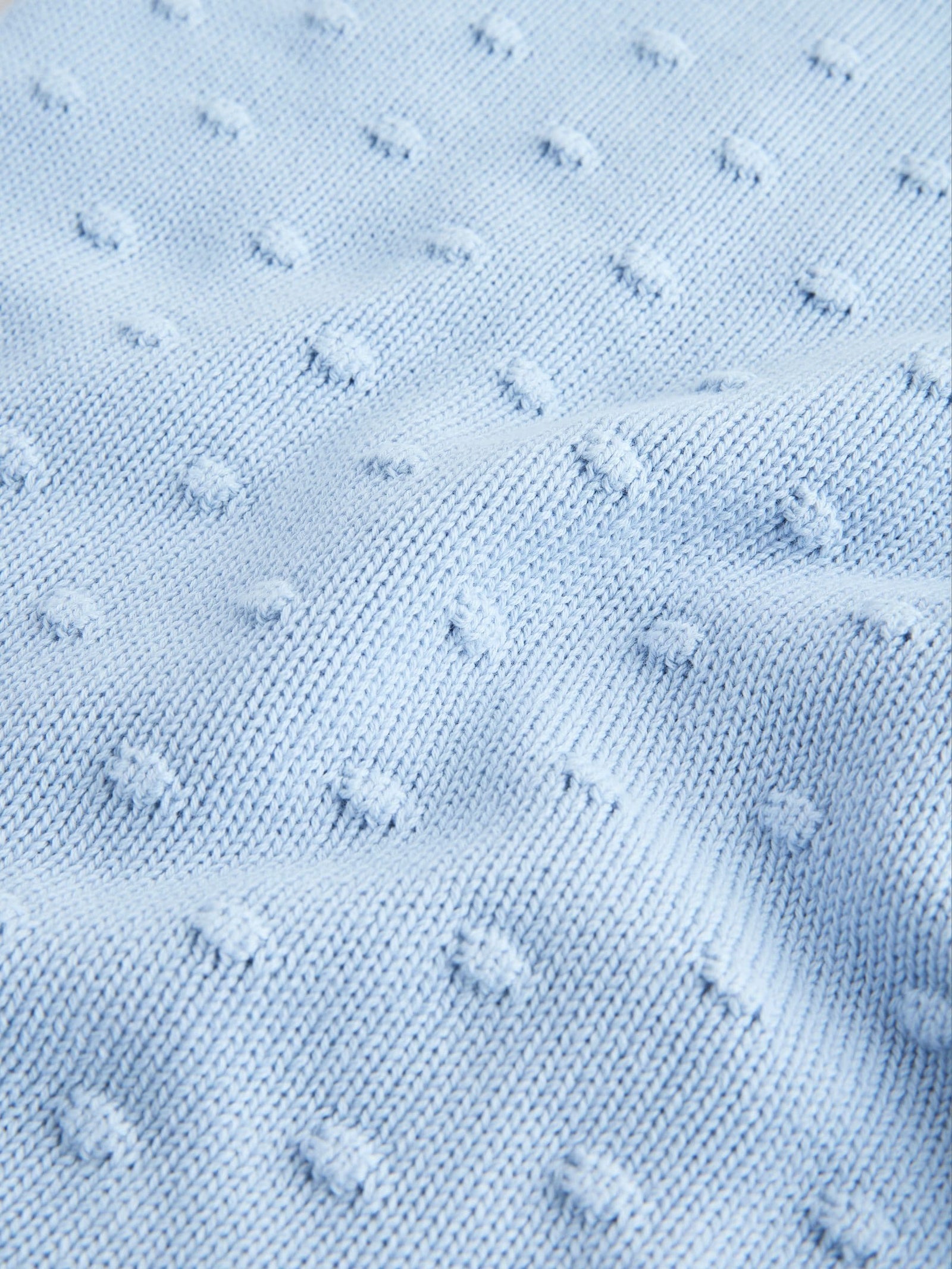 Blue Baby Bobble Blanket