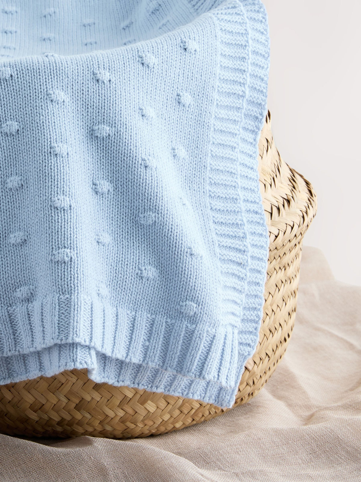 Blue Bobble Blanket