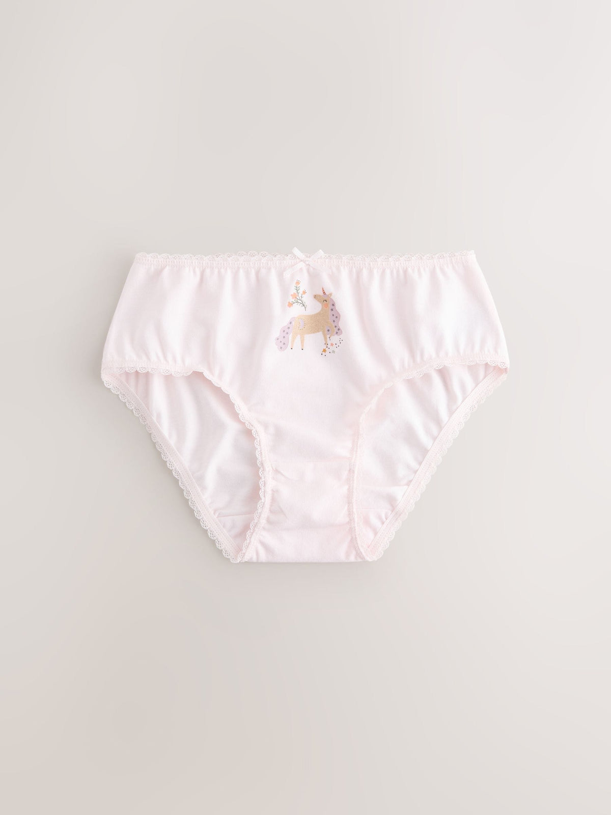 Pink Unicorn Briefs 10 Pack (1.5-16yrs)