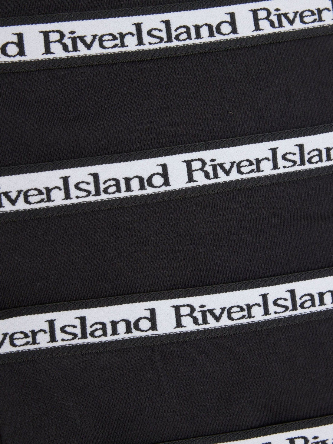 River Island Black Girls Hipster Briefs 5 Pack