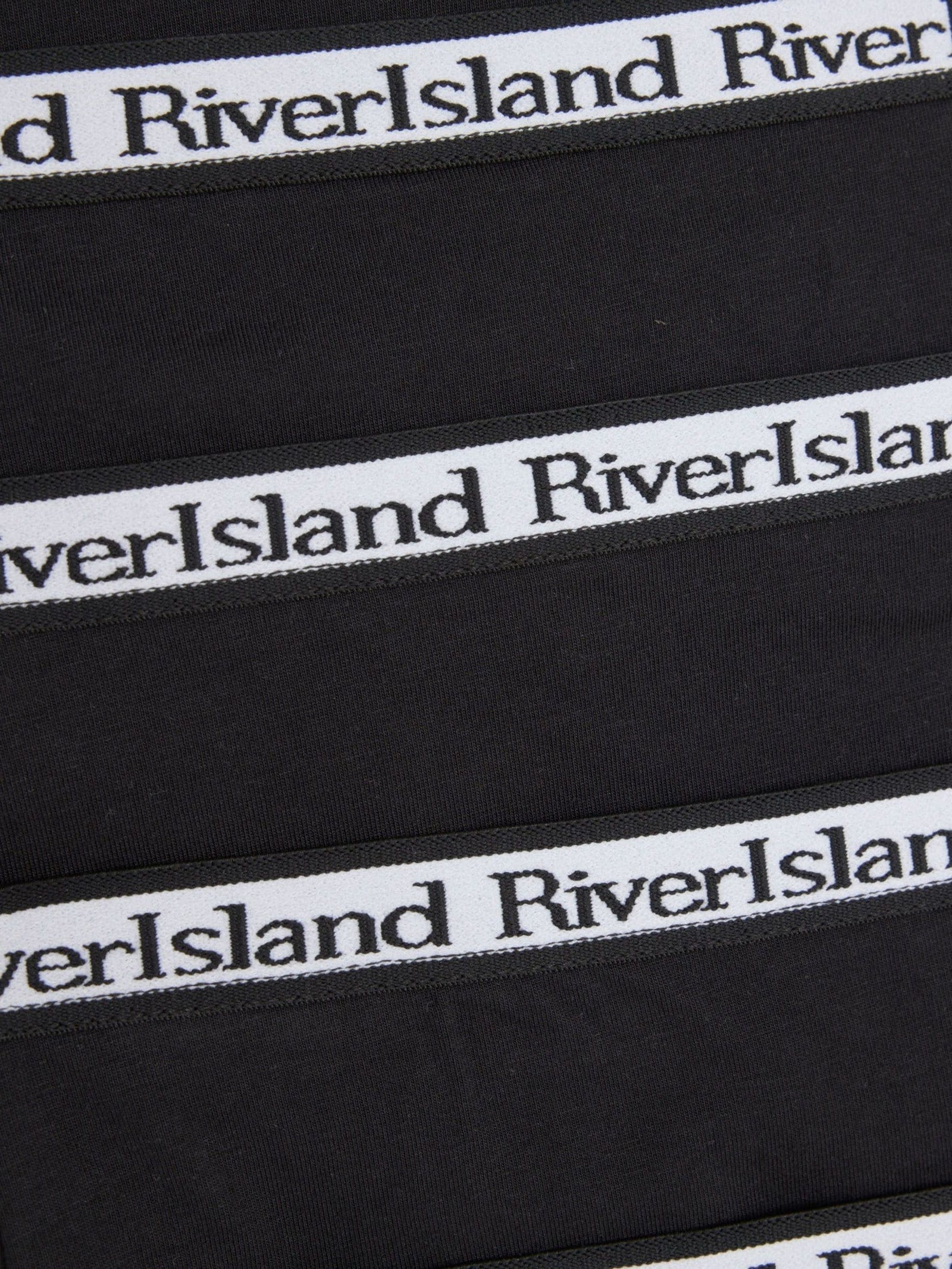 River Island Black Girls Hipster Briefs 5 Pack
