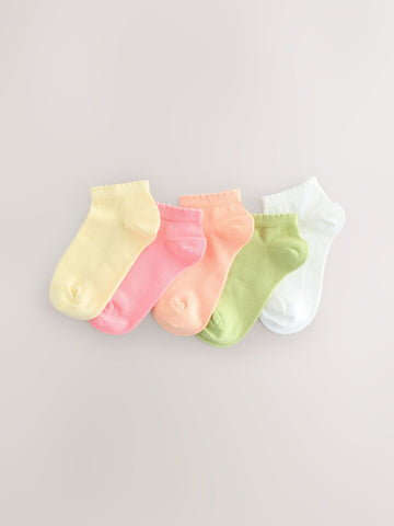 Multi Cotton Rich Trainer Socks 5 Pack