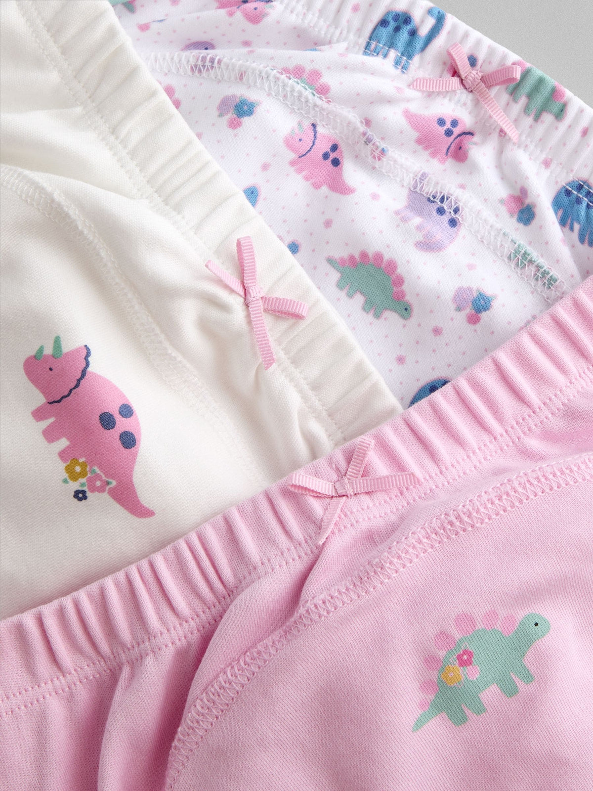 JoJo Maman Bébé Pink Dinosaur 3-Pack Training Pants