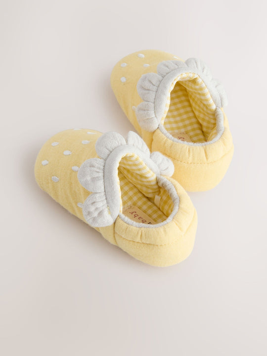 Yellow Lemon Baby Slip-On Shoes (0-18mths)