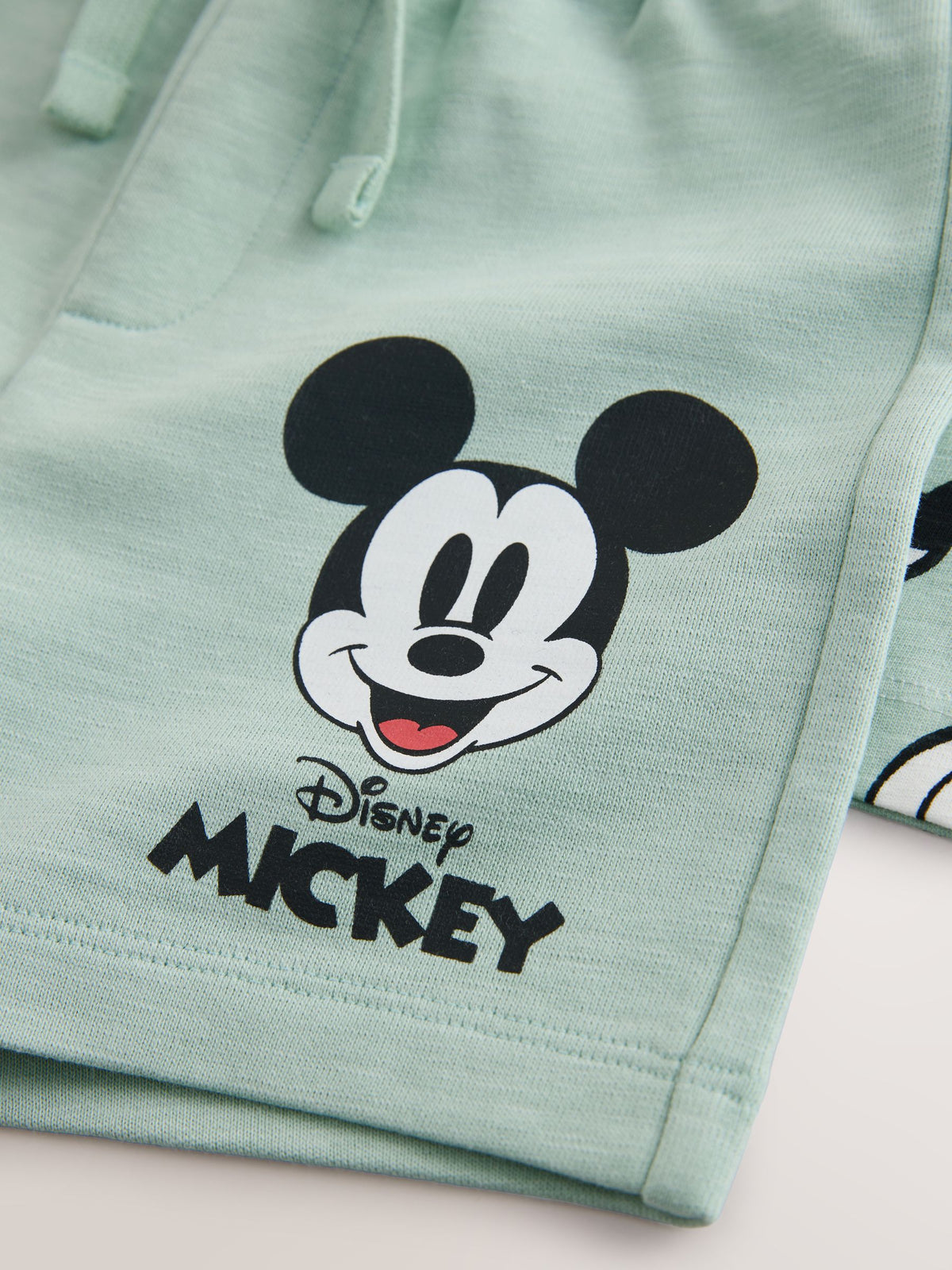 Sage Green Mickey Mouse T-Shirt and Shorts Set (3mths-8yrs)