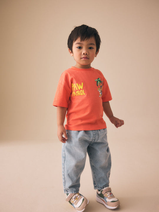 Coral/Tan Paw Patrol Short Sleeve T-Shirt (9mths-8yrs)