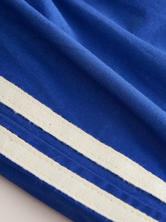 Blue Side Stripe Pull On Shorts (3mths-7yrs)