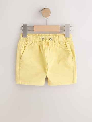 Yellow Pull On Shorts (3mths-7yrs)
