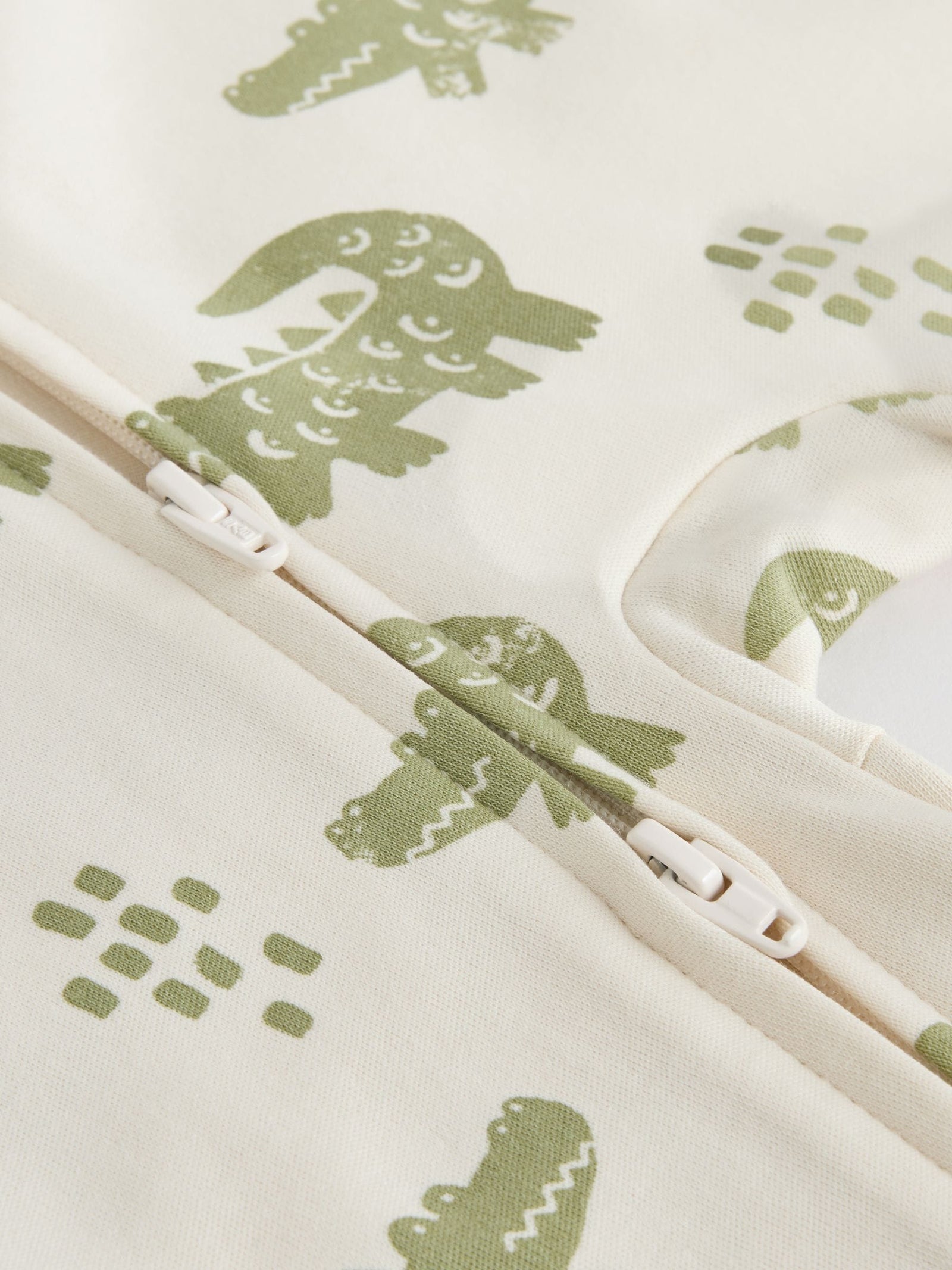 Multi Safari Two Way Zip Baby Sleepsuits 3 Pack (0mths-2yrs)