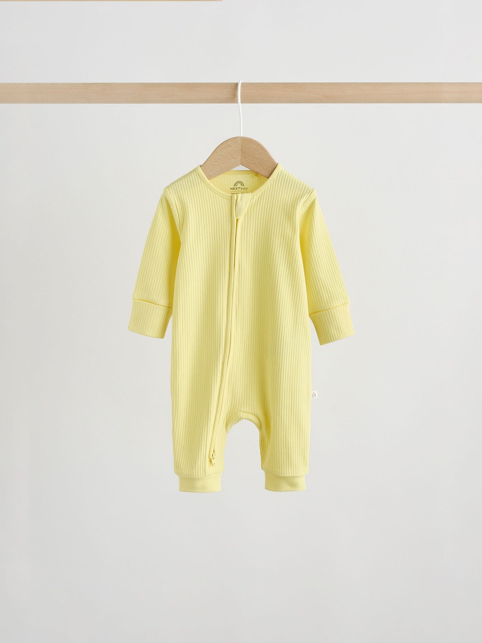 Multi Brights Two Way Zip Baby Sleepsuits 3 Pack (0mths-3yrs)