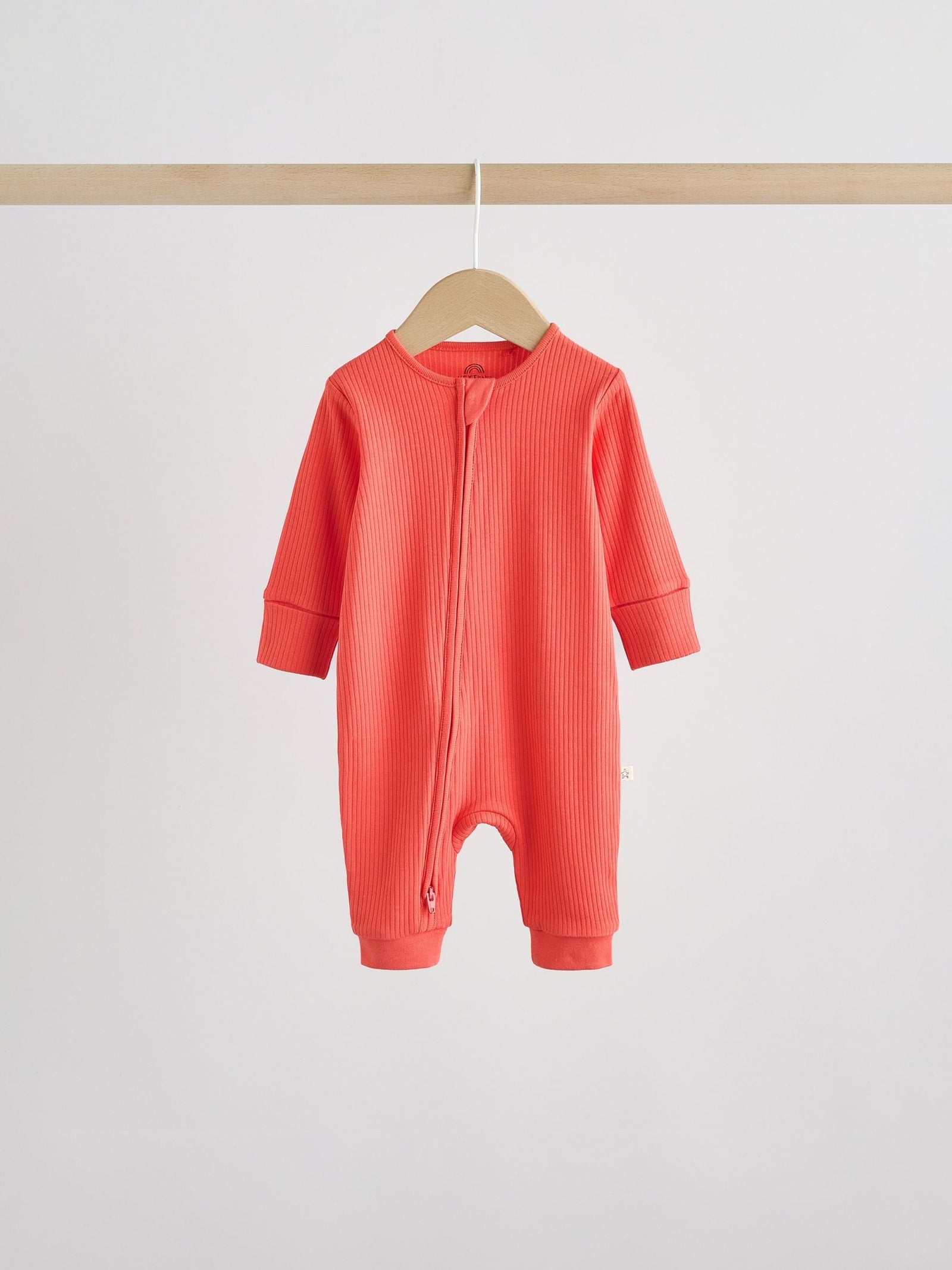 Multi Brights Two Way Zip Baby Sleepsuits 3 Pack (0mths-3yrs)