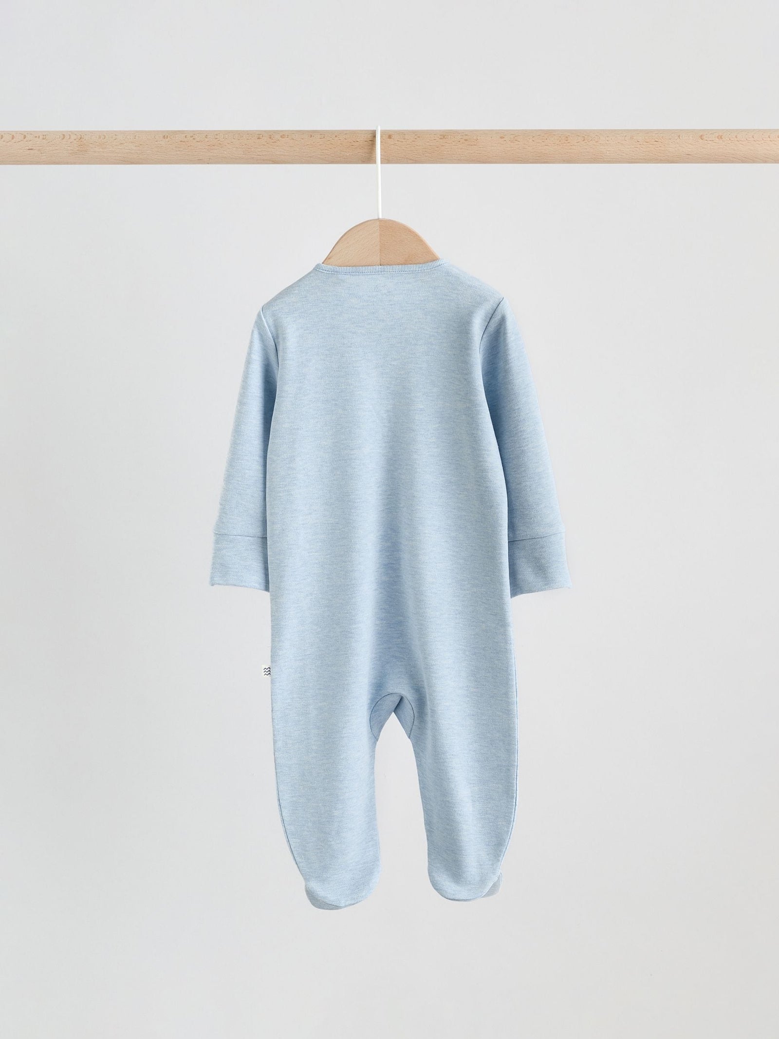 Blue Nautical Baby Sleepsuits 3 Pack (0-2yrs)