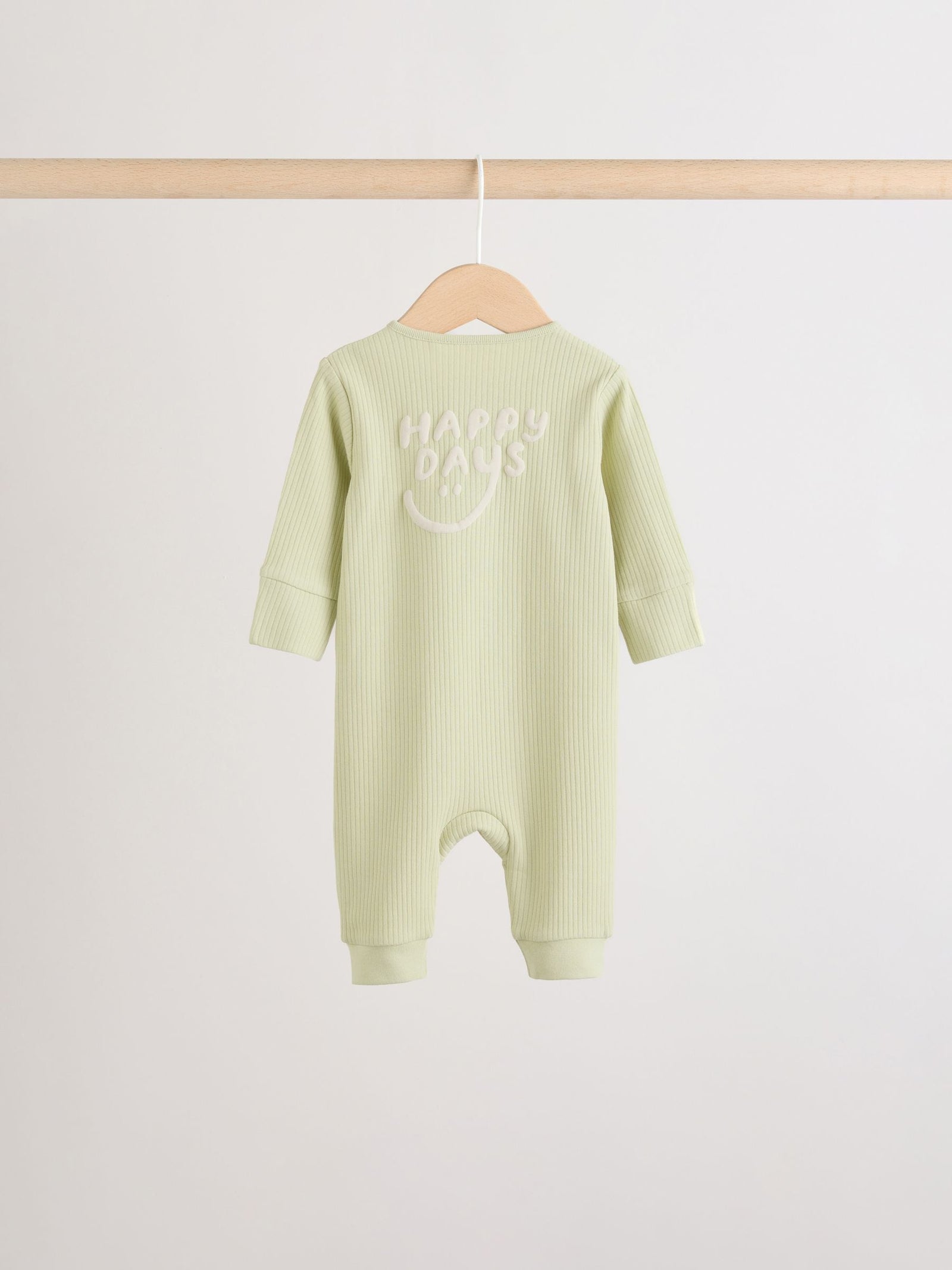 Multi Two Way Zip Baby Sleepsuits 3 Pack (0mths-3yrs)