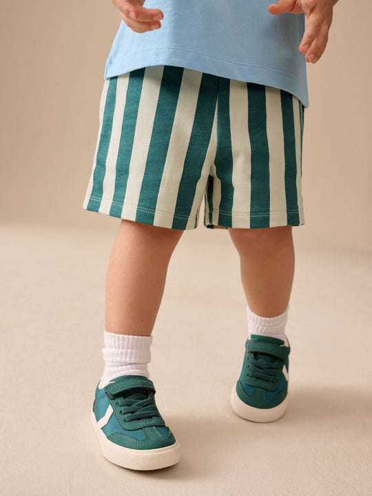 Blue Apple Short Sleeve Back Print T-Shirt and Shorts Set (3mths-7yrs)