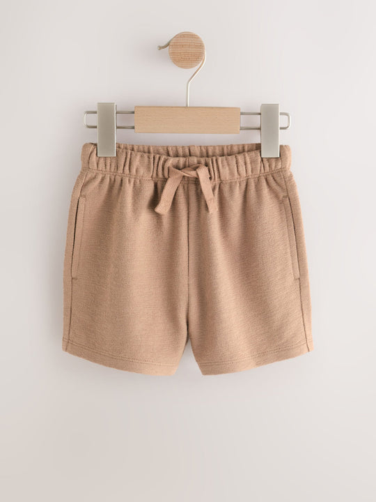 Tan Brown Textured Shorts (3mths-7yrs)