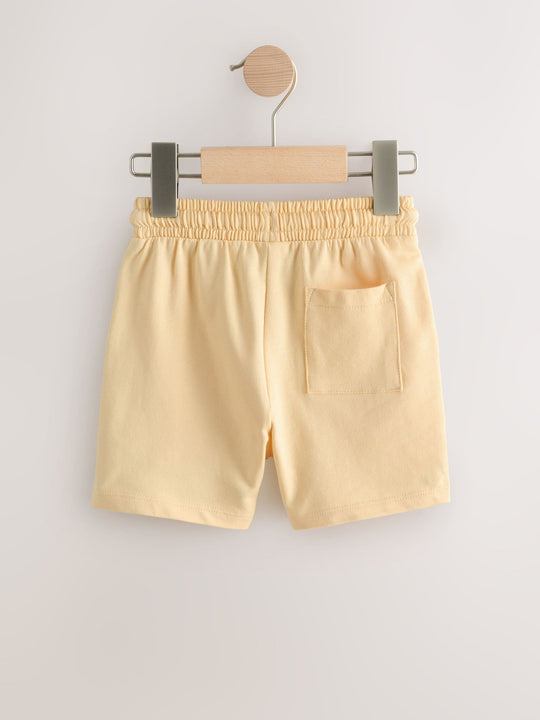 Butter Yellow Jersey Shorts (3mths-7yrs)