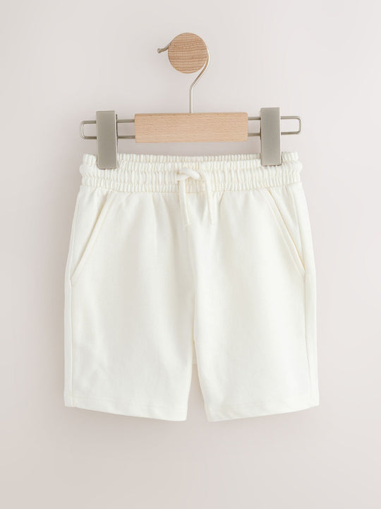 Navy Blue/ Tan/ Ecru/ Stripe Jersey Shorts 5 Pack (3mths-7yrs)