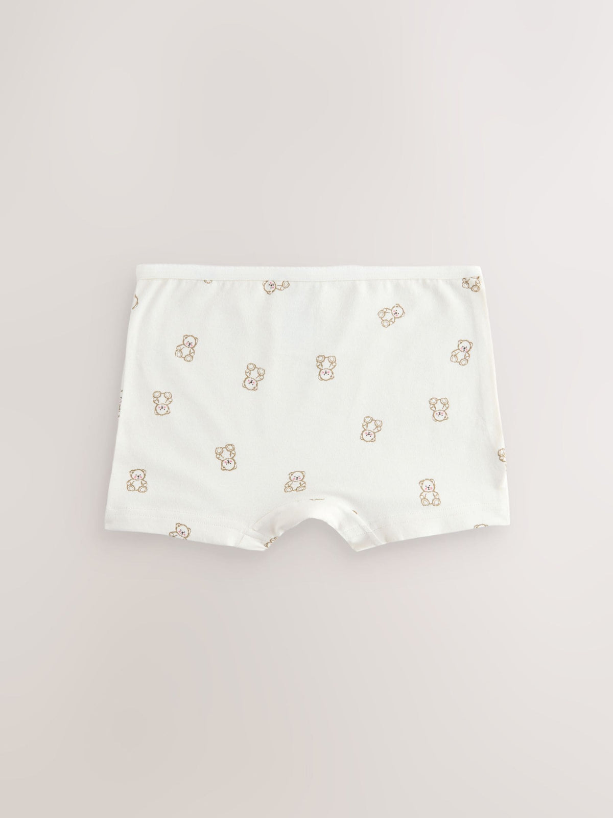 Pink Bear/Bow Short Briefs 5 Pack (2-16yrs)
