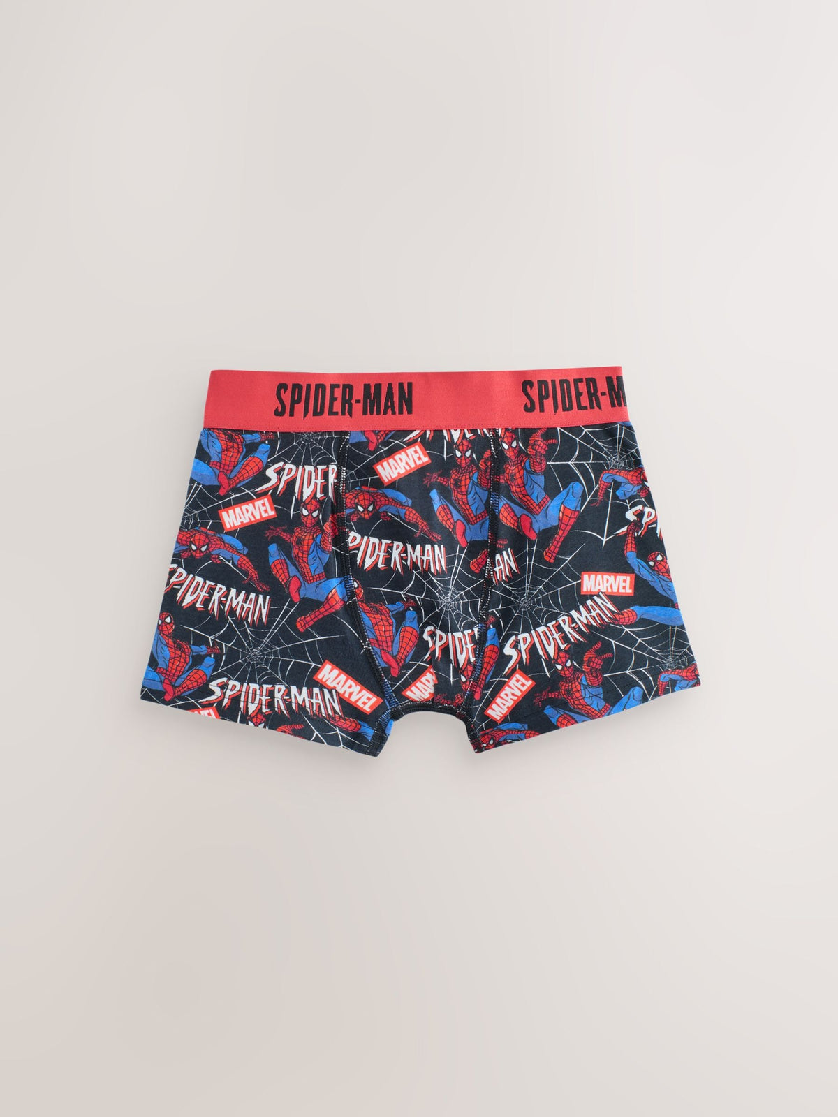 Red/Black Spiderman Trunks 5 Pack (2-14yrs)
