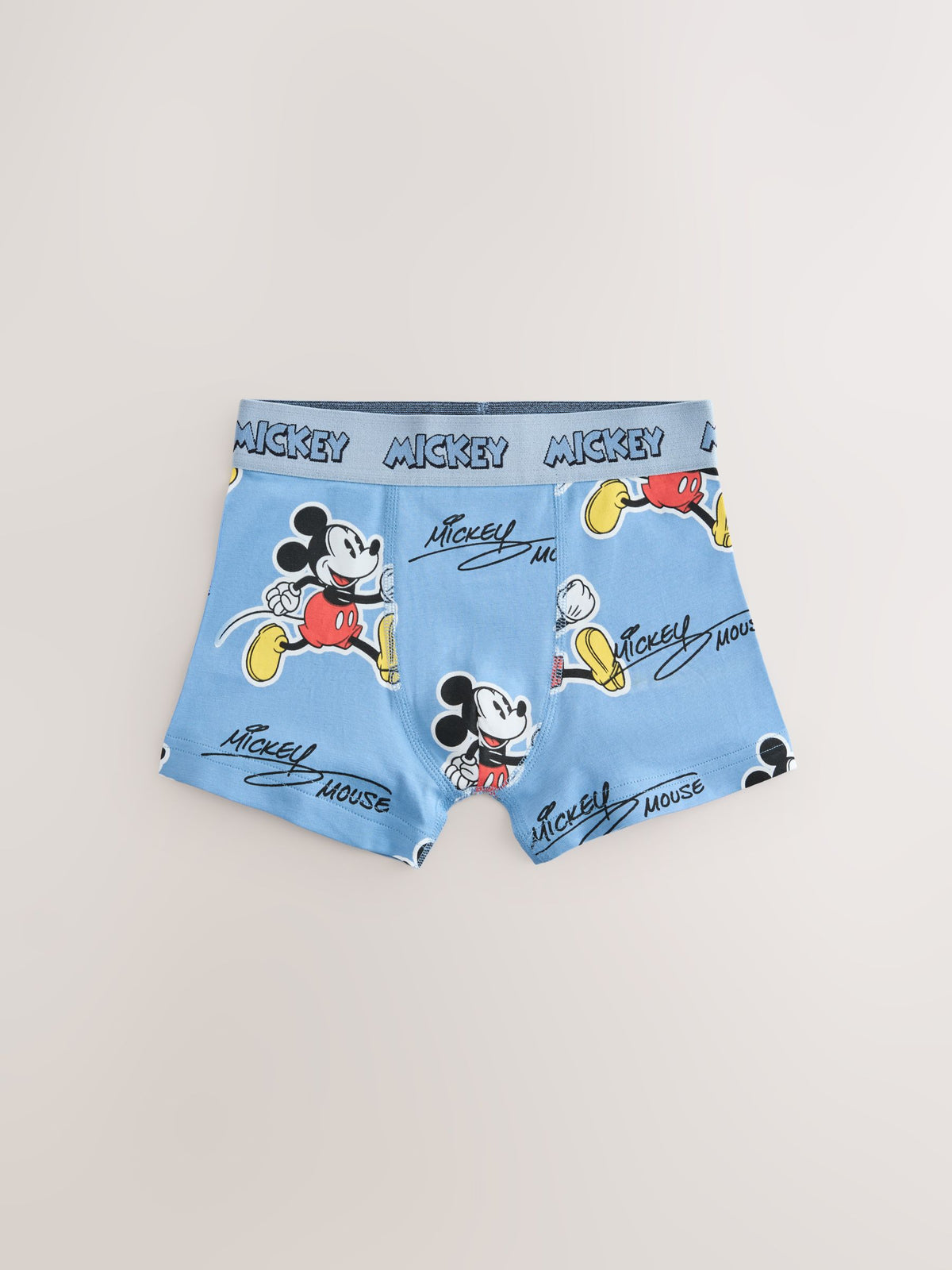 Blue/White Mickey Mouse Trunks Pack (2-10yrs)