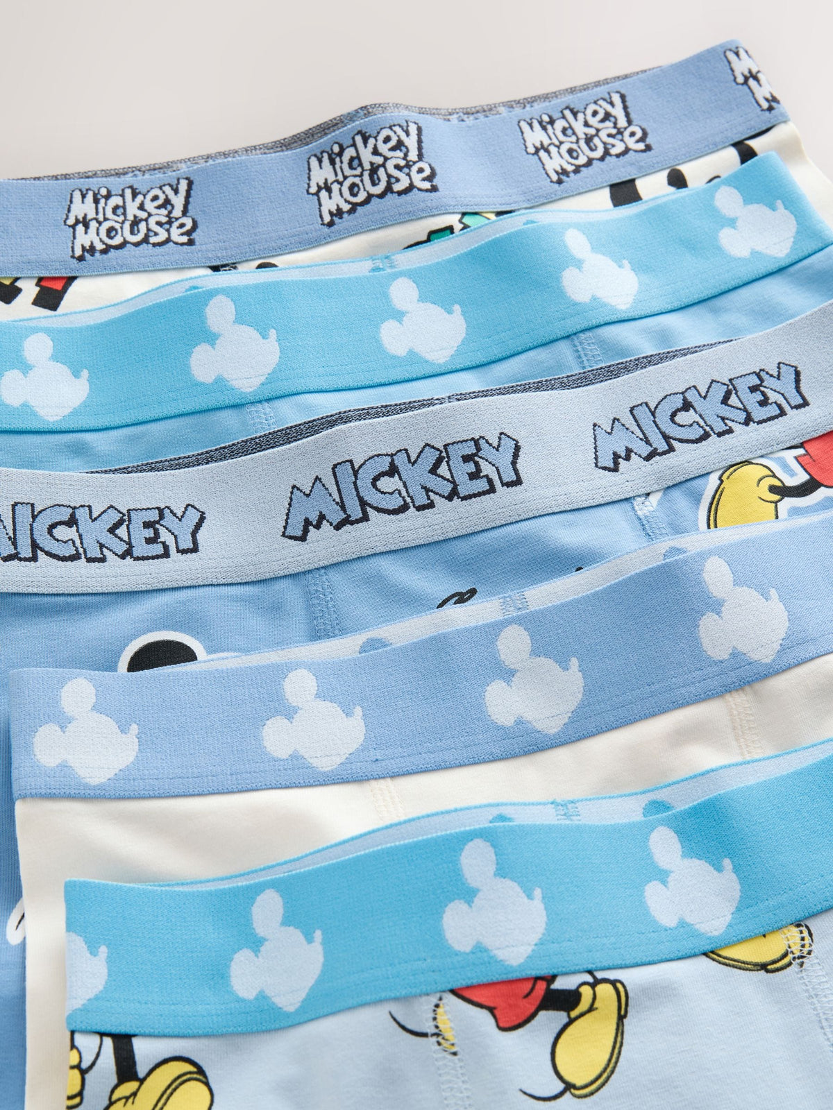 Blue/White Mickey Mouse Trunks Pack (2-10yrs)