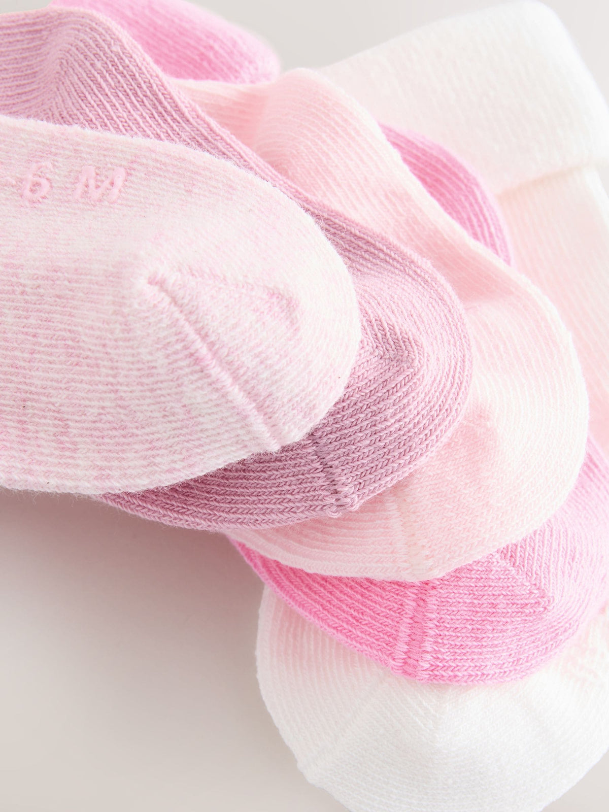 Pink Baby Socks 5 Pack