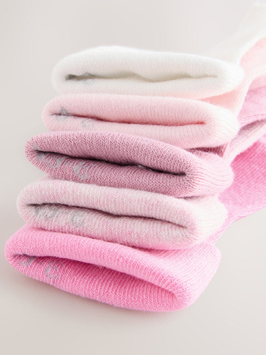 Pink Baby Socks 5 Pack